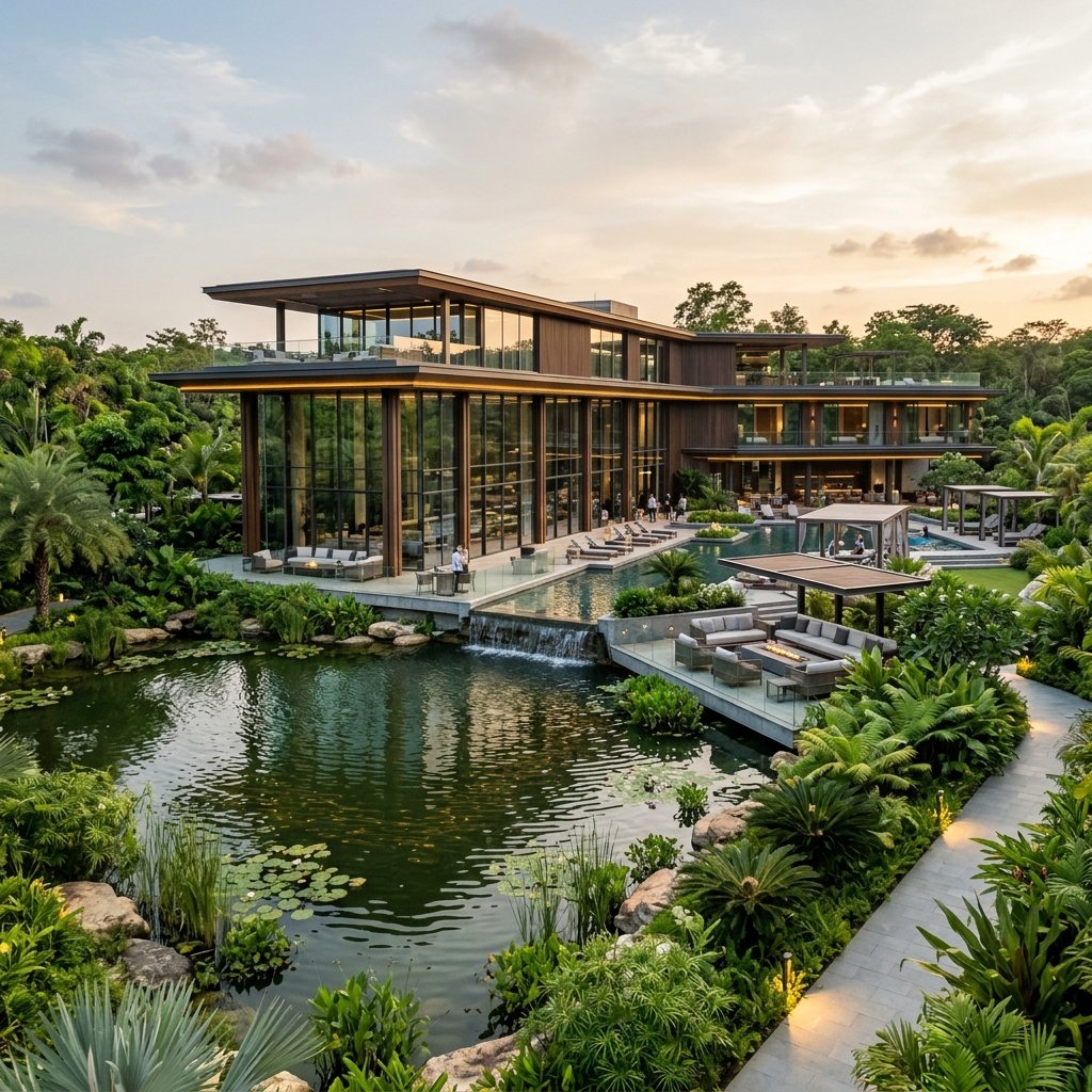 NIKOO Homes 9 — 45,000 Sq.Ft Grand Clubhouse & Landscape Living
