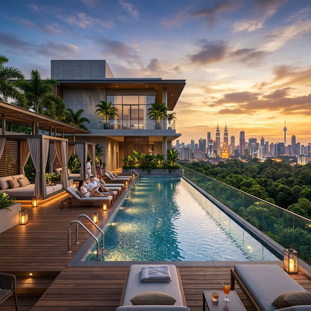 NIKOO Homes 9 — Sky Lounge Rooftop Swimming Pool